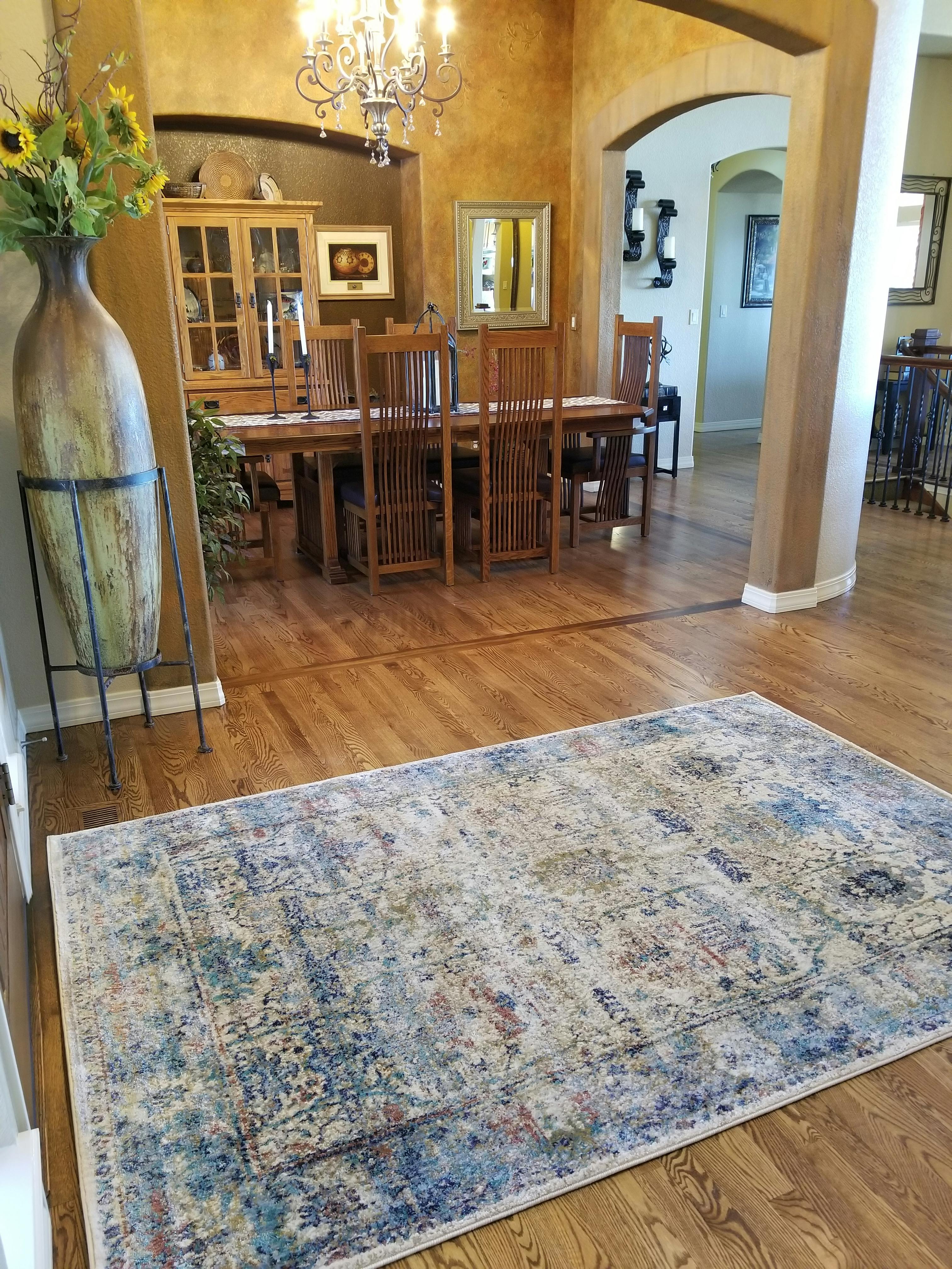 Loloi Anastasia AF07 Sand / Light Blue Area Rug Incredible Rugs and